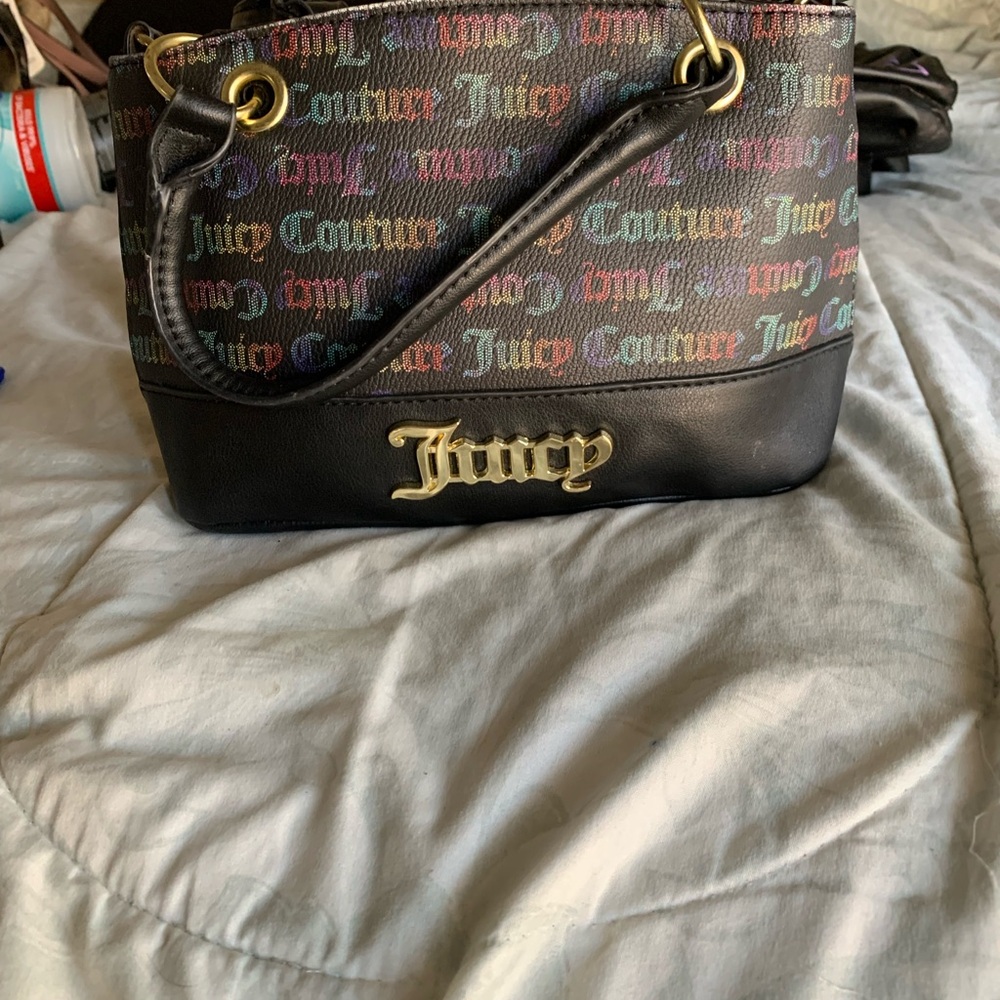 Juicy Couture Black and Multicolor Women's Bag